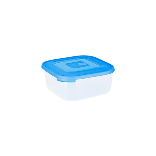 tas sallate transparent me kapak blu 0,75 lt