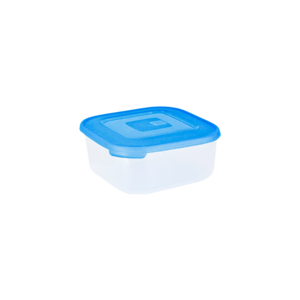 tas sallate transparent me kapak blu 0,75 lt
