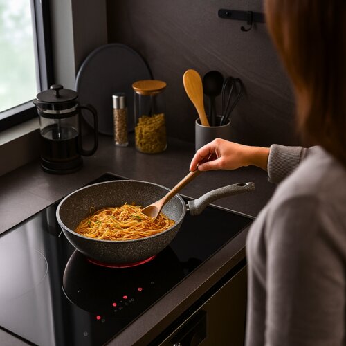 tigan wok cuore di pietra 24 cm