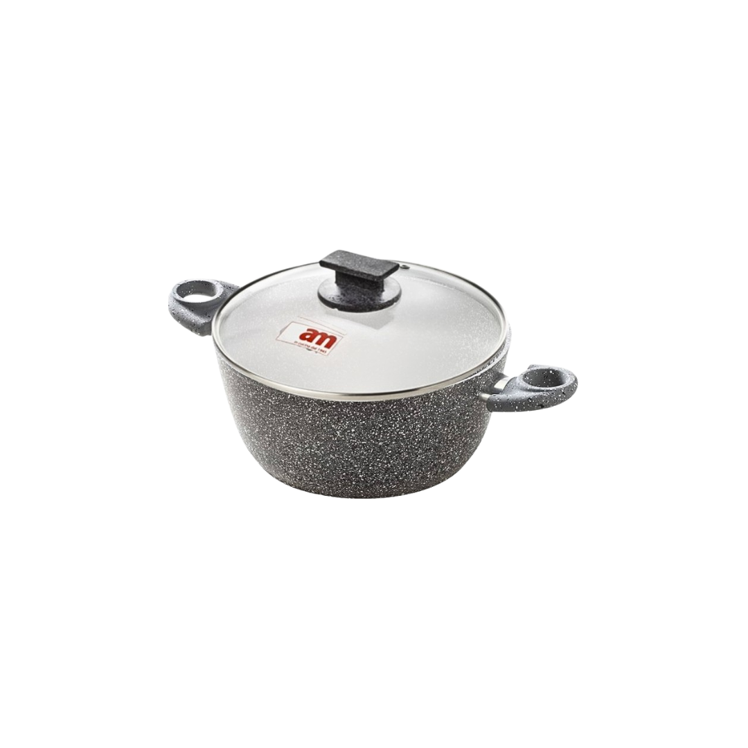 tenxhere me kapak cuore di pietra 20 cm