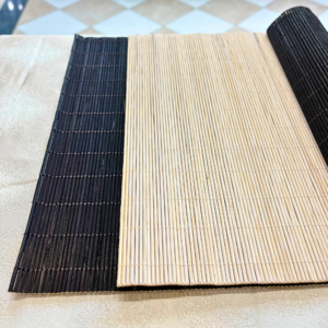 shtroje tavoline bamboo bianco nero 45x30 4 cope