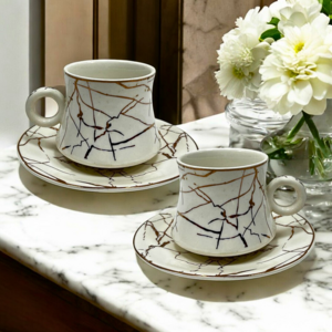 filxhane caji queen crown white marble 6 cope