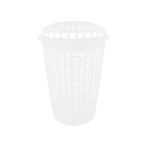 kosh rrobash me vija white linda 60 lt