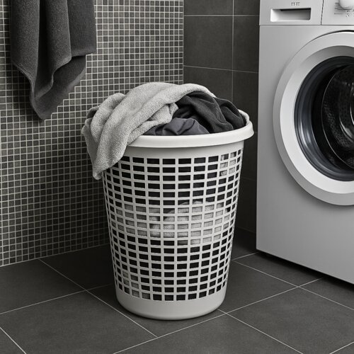 kosh rrobash me vija white linda 60 lt