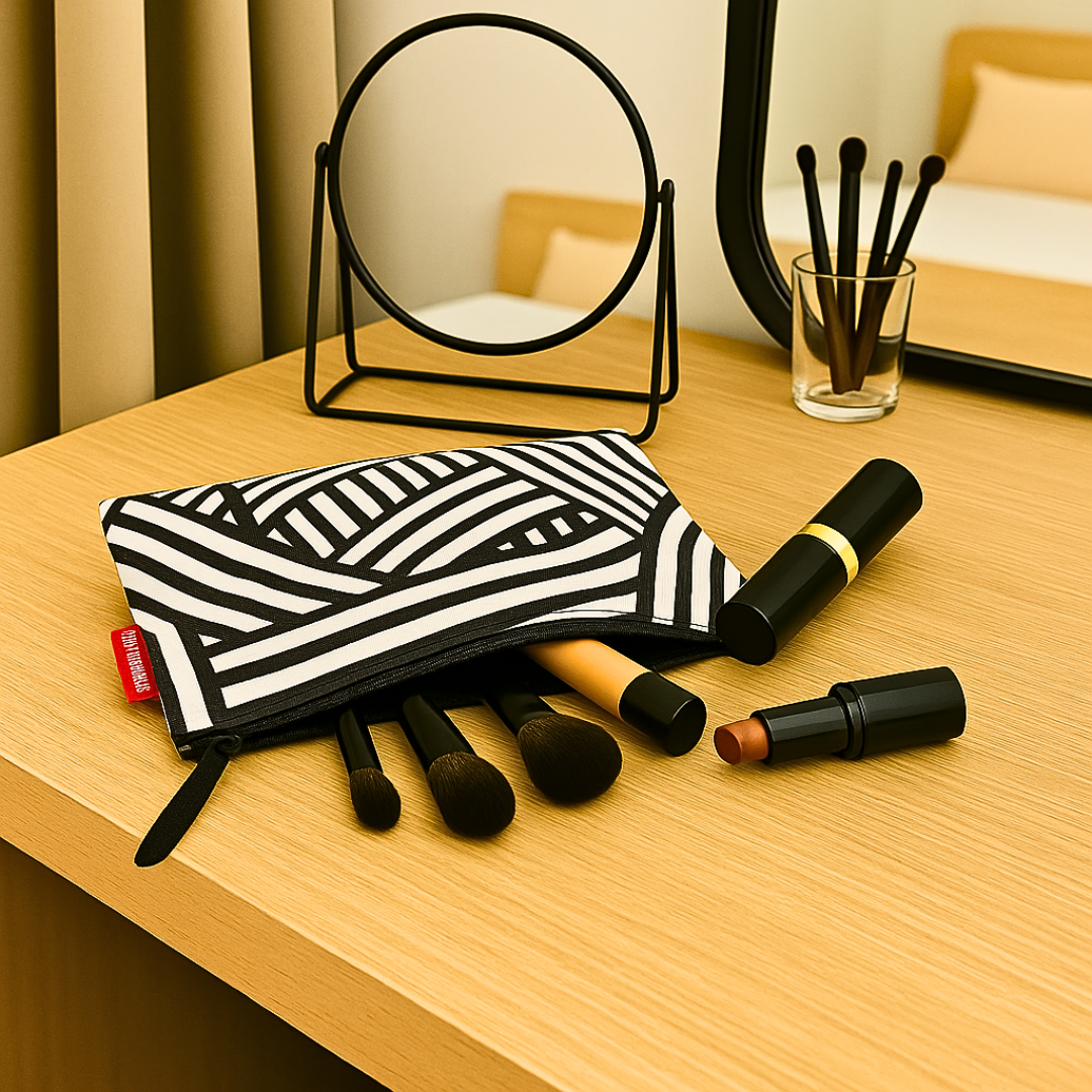 portofol tualeti case zebra 24x17 cm