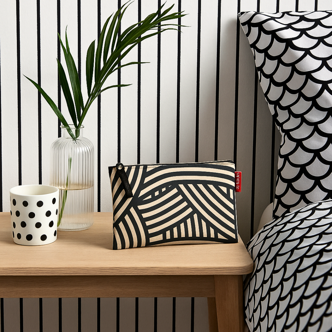 portofol tualeti case zebra 24x17 cm