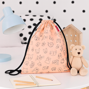 cante kids cats rose mysac 30x34 cm