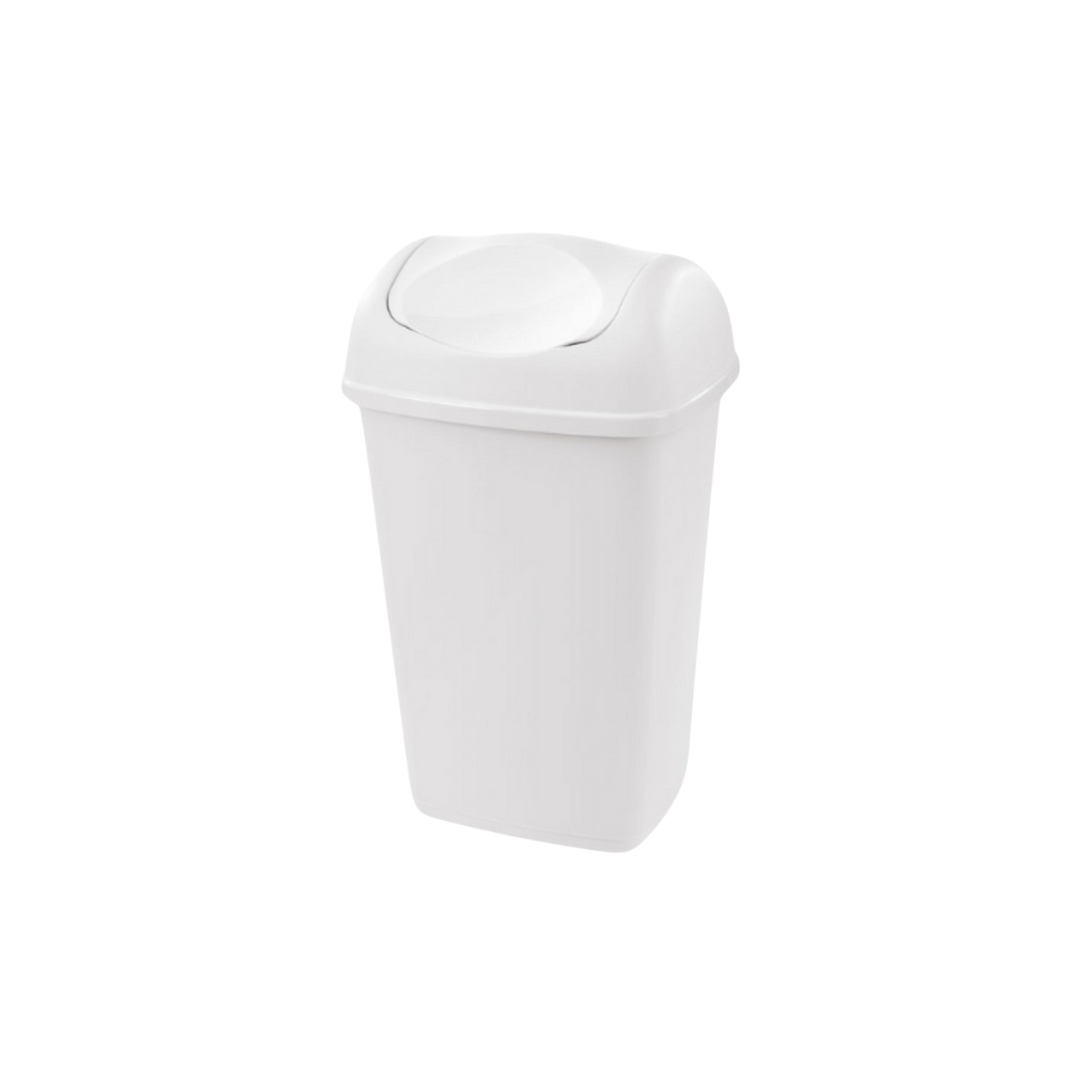 kosh mbeturinash me shtypje swing white 15 lt