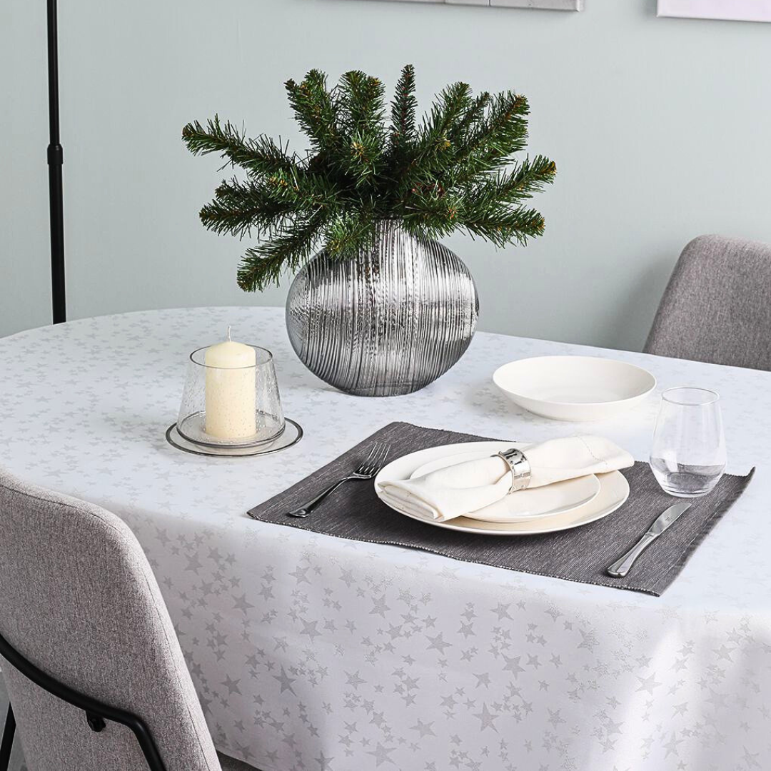 mbulese tavoline dream silver 140x140 cm