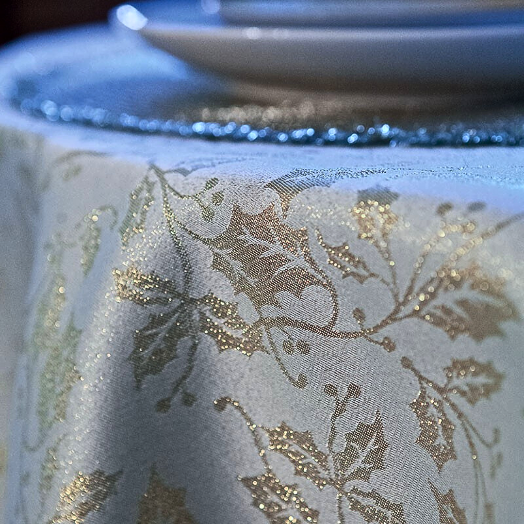 mbulese tavoline gold holly 140x140 cm