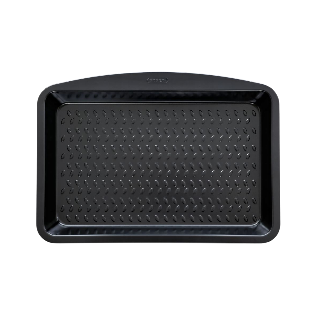 tave metalike glid pyrex 38x24 cm
