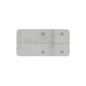 pjate concrete 27x12 cm
