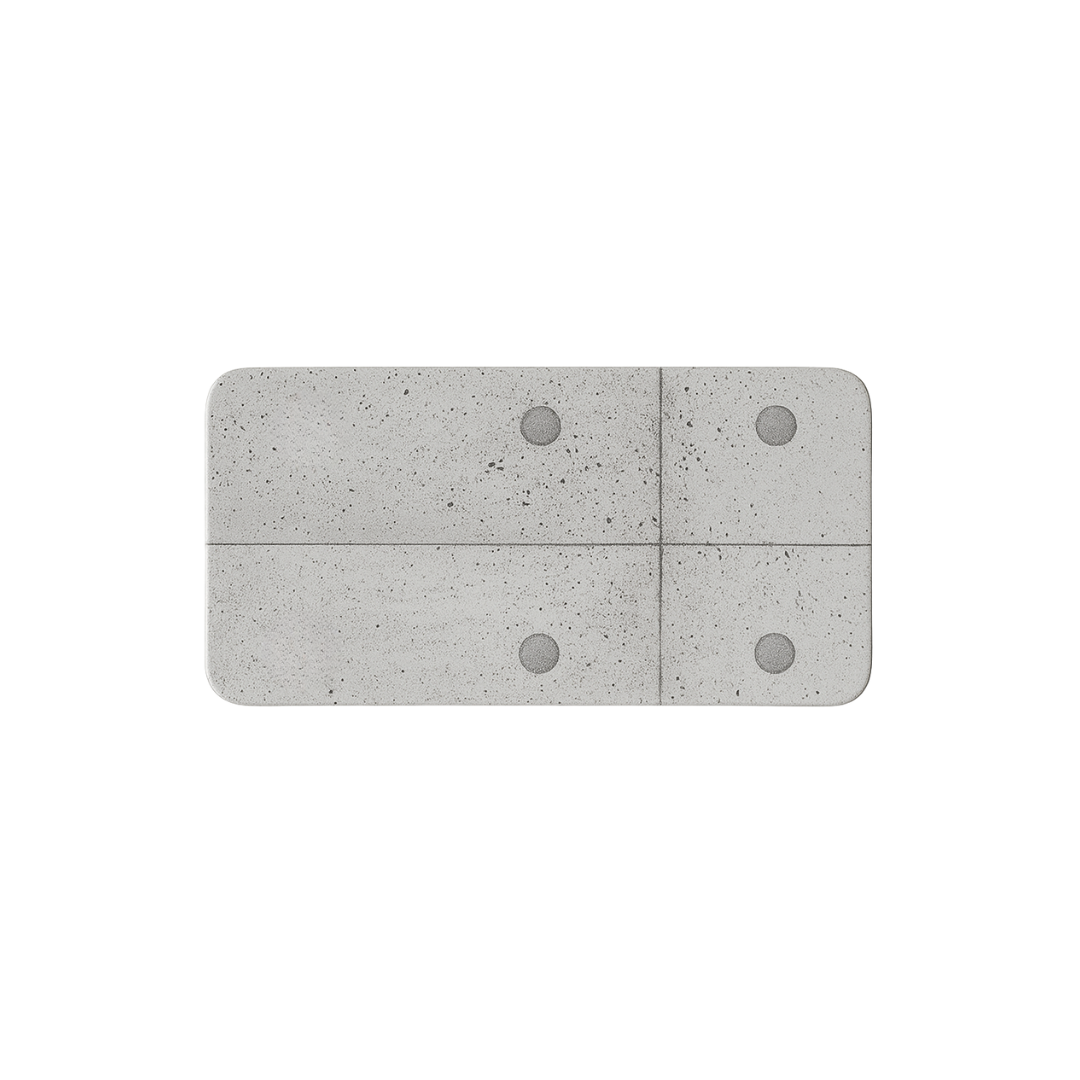 pjate concrete 27x12 cm