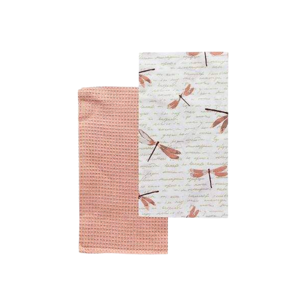 set shtroje libellule 45x70 cm 2 cope