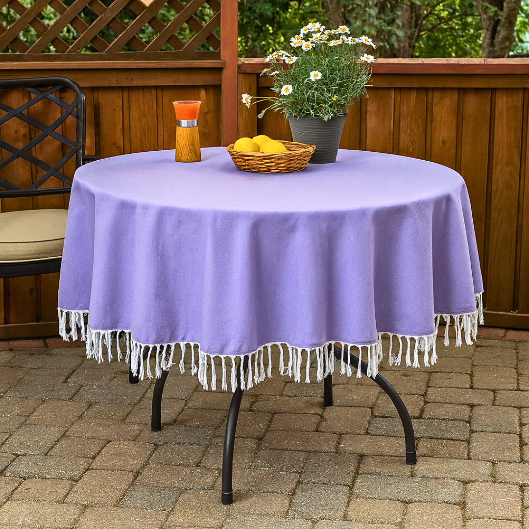 mbulese tavoline chambray lavander 170 cm