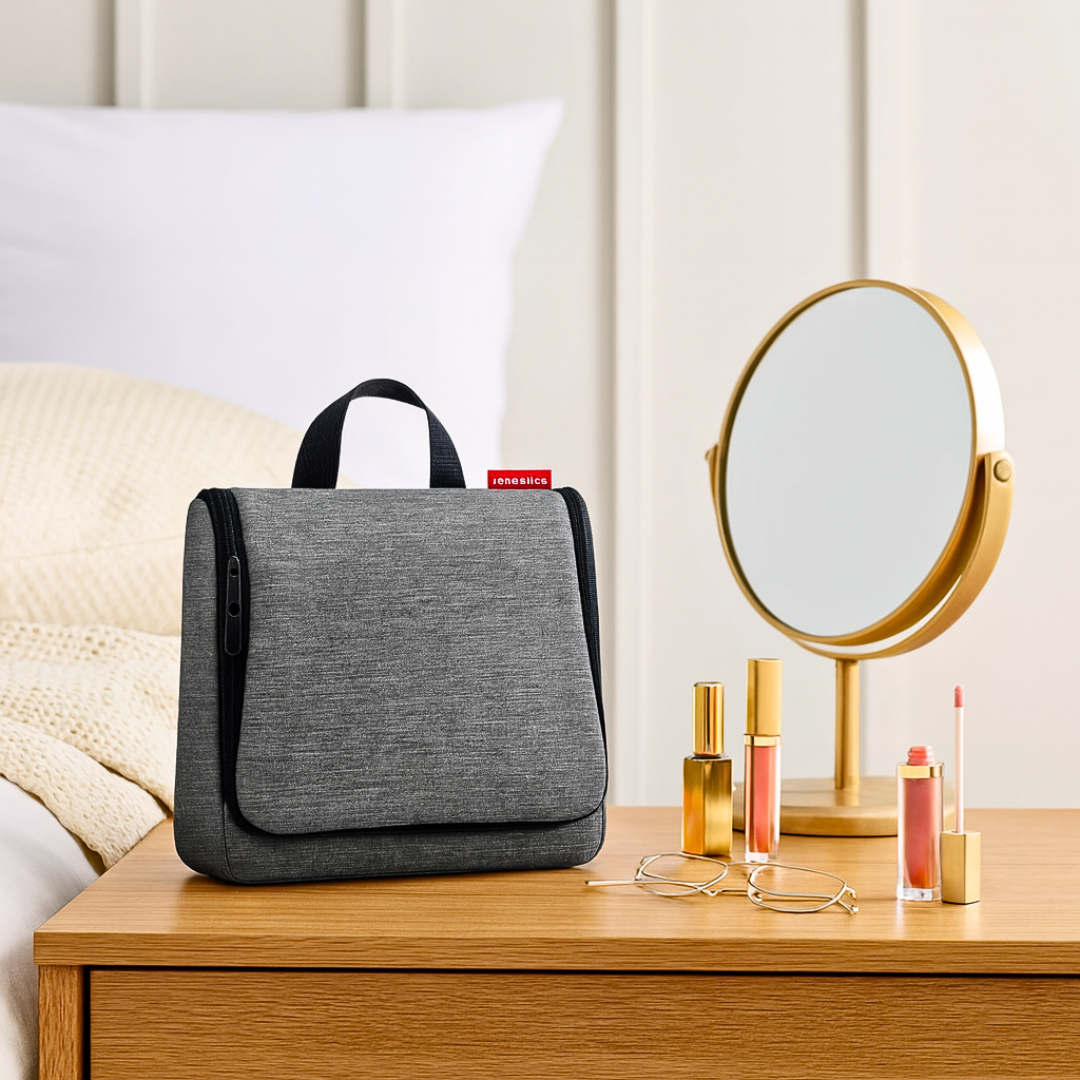 cante toiletbag twist silver