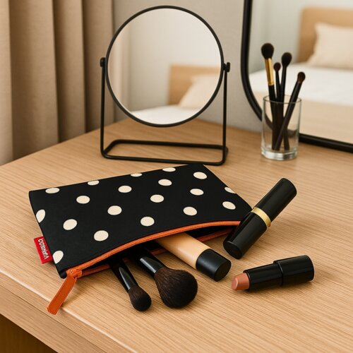 portofol tualeti case mixed dots 24x17 cm