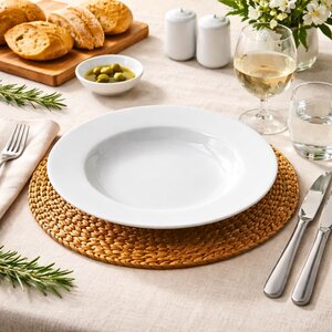 pjate e thelle ischia white 23 cm