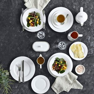 pjate e thelle ischia white 23 cm