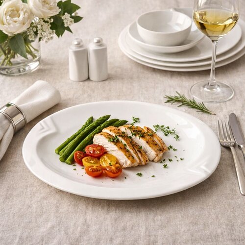 pjatance ovale porcelani 32 cm