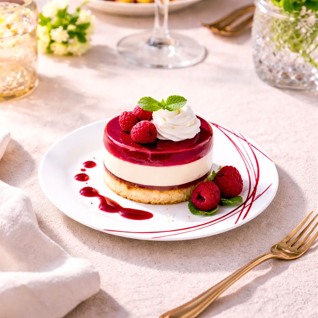 pjate embelsire domitille rouge 18 cm 6 cope