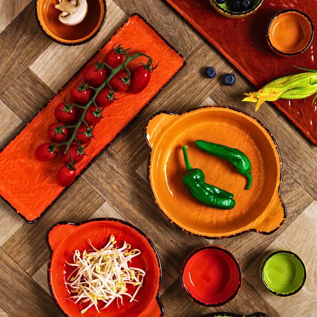 pjatance kendore vulcania orange 30x10 cm