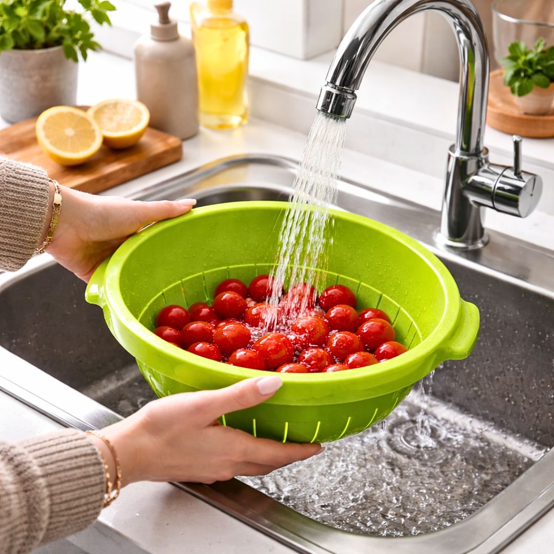 kullese scolapasta lime 27 cm