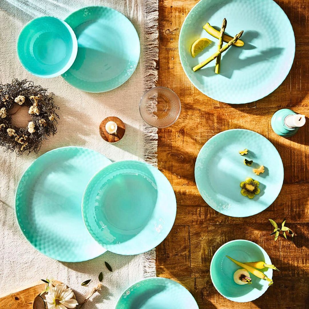 pjate embelsire pampille turquoise 19 cm