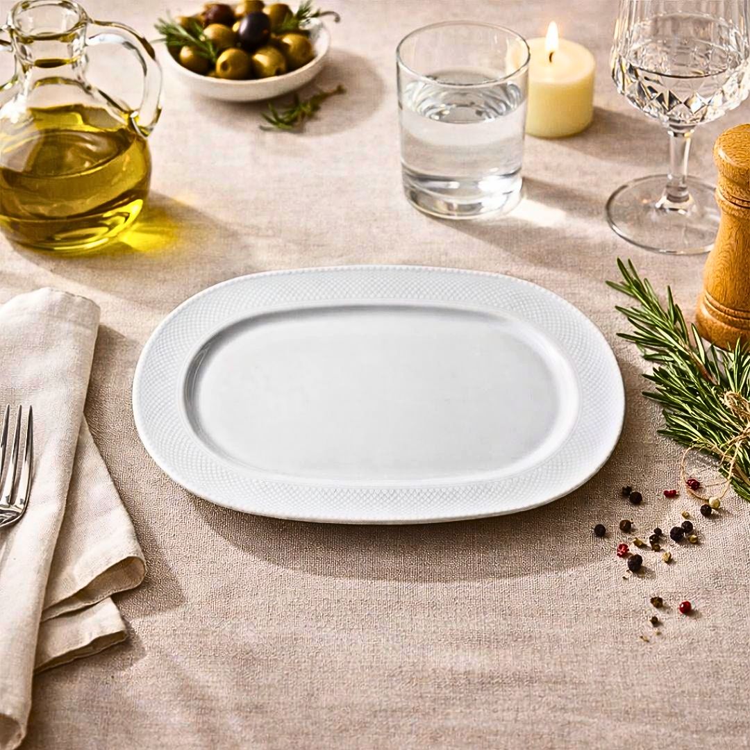 pjate ovale zumrut 22 cm