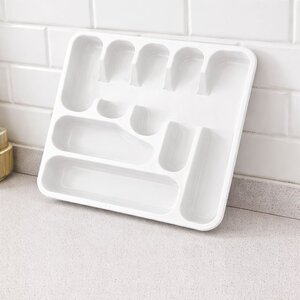 mbajtese lugesh portaposate white 38x42 cm