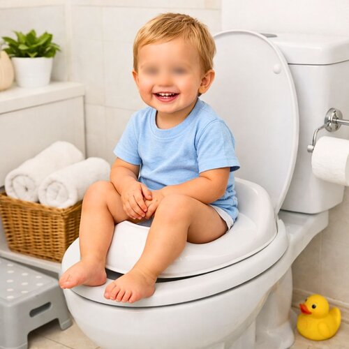 kapak wc per femije baby white