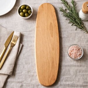 dru sherbimi oval 52x14 cm