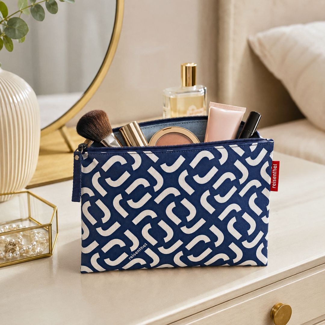 portofol tualeti navy case signature 24x17 cm