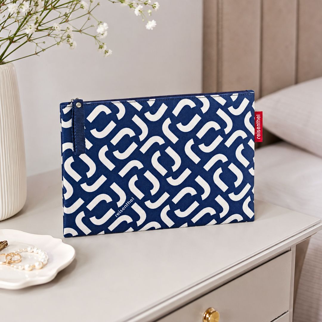 portofol tualeti navy case signature 24x17 cm