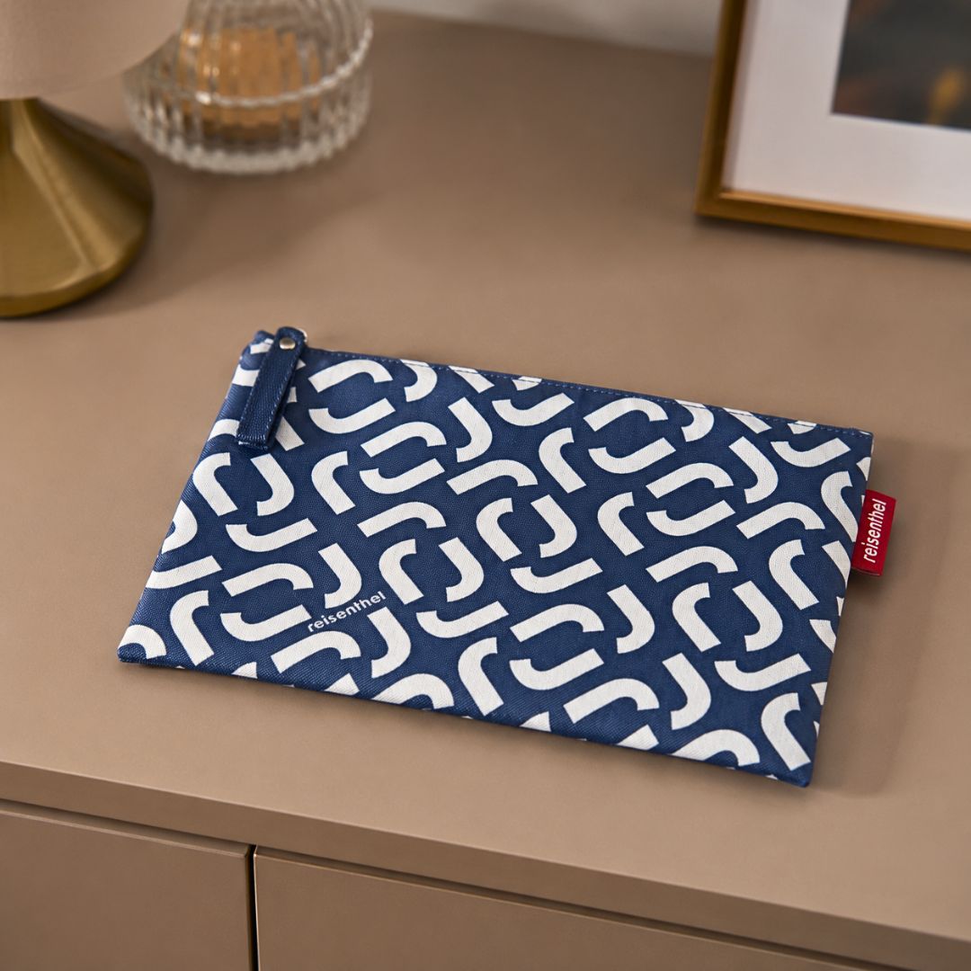 portofol tualeti navy case signature 24x17 cm