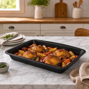 tave metalike glid pyrex 34x24 cm