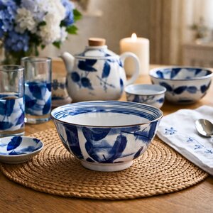 tas blue pattern conic 16 cm