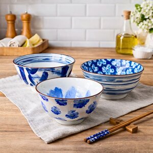 tas blue pattern conic 16 cm