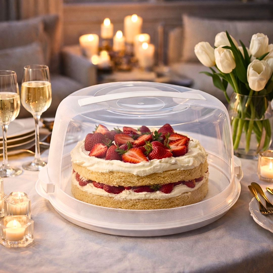 mbajtese torte tiramisu white 33 cm