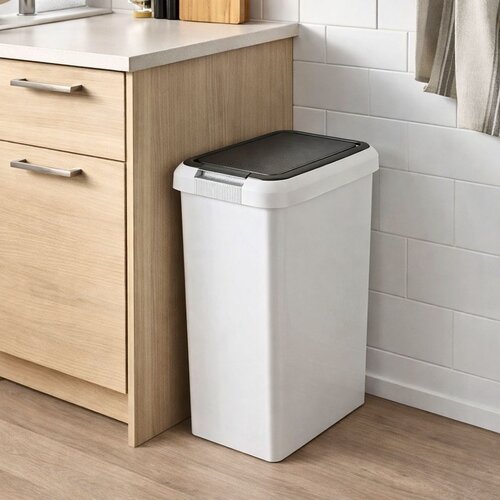 kosh mbeturinash grey touch and lift 45 lt