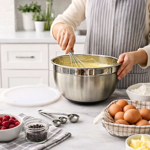 tas inoksi me kapak speciali 24 cm