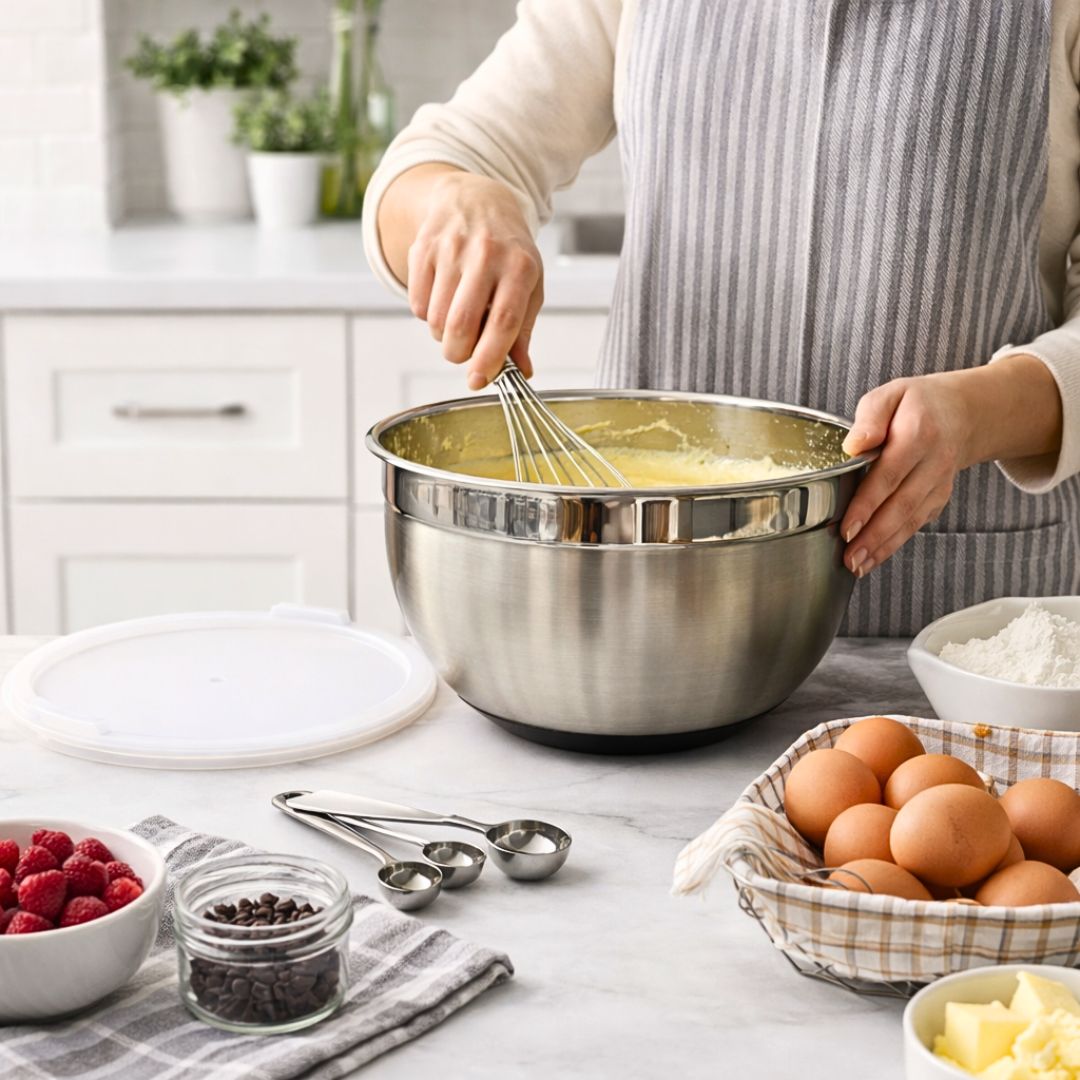 tas inoksi me kapak speciali 24 cm