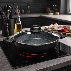 tenxhere e ceket me induksion granitica 32 cm