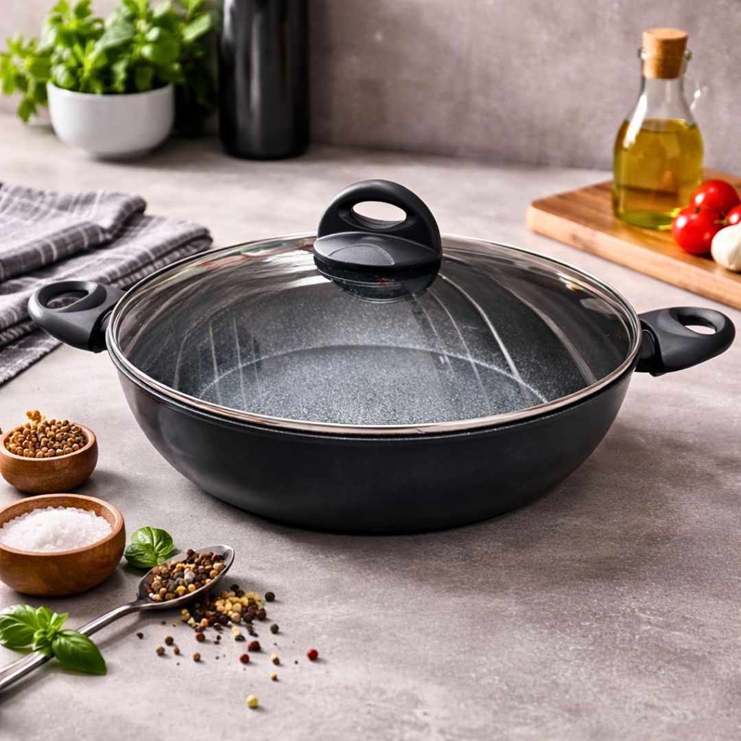 tenxhere e ceket me induksion granitica 32 cm