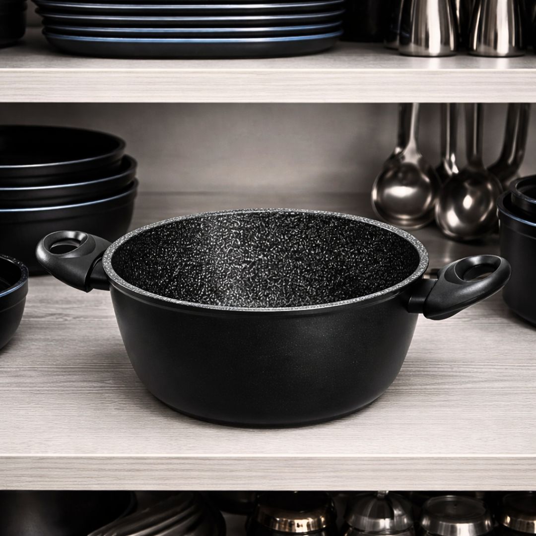 tenxhere me induksion granitica 28 cm