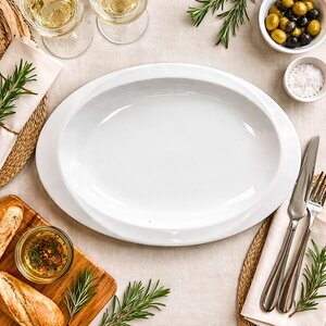 pjatance porcelani ovale 35 cm