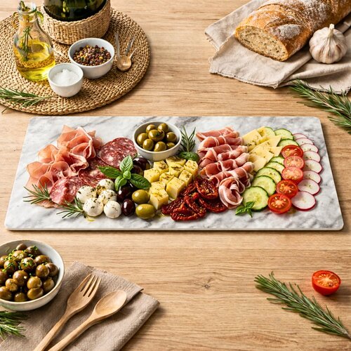 antipastiere show marble 53x32 cm