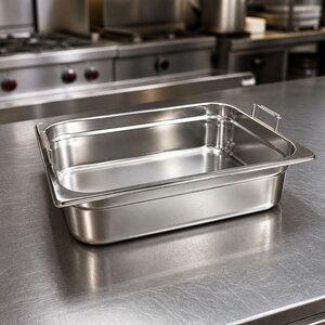 vaskete me kapese inoksi gastro 2/3 36x33x10 cm