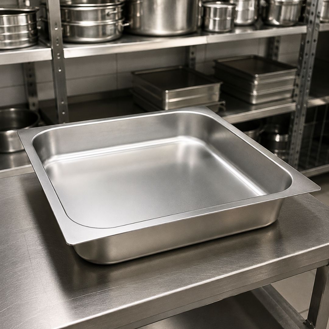 tave inoksi gastro 2/3  36x33x6,5 cm