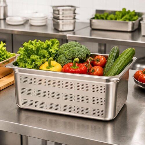vaskete inoksi gastro kull 1/1 53x33x20 cm